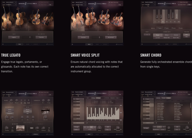 流行弦乐 NI Session Strings Pro 2 v1.0 Windows/MacOS 康泰克音色-YU158-音频制作系统办公资源
