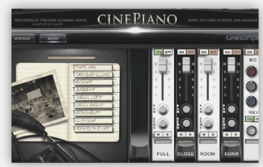 Cine Piano温暖柔和的钢琴，极其适合抒情类曲风 康泰克音色-YU158-音频制作系统办公资源