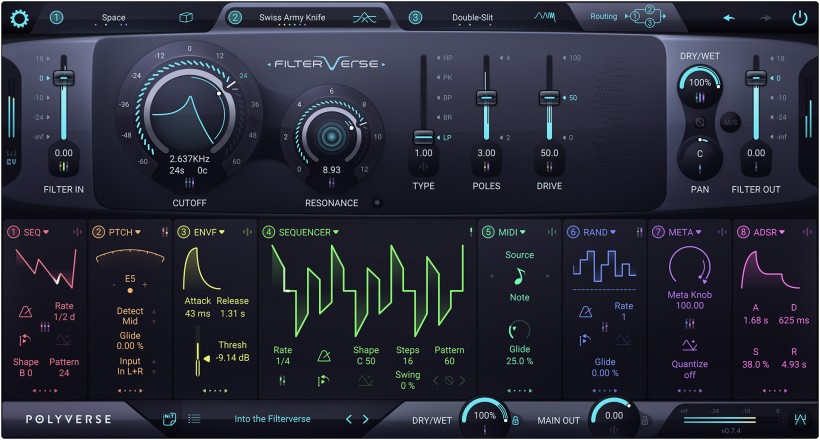 创意滤波器插件公测版 Polyverse Music – Filterverse v0.7.8 WIN-YU158-音频制作系统办公资源