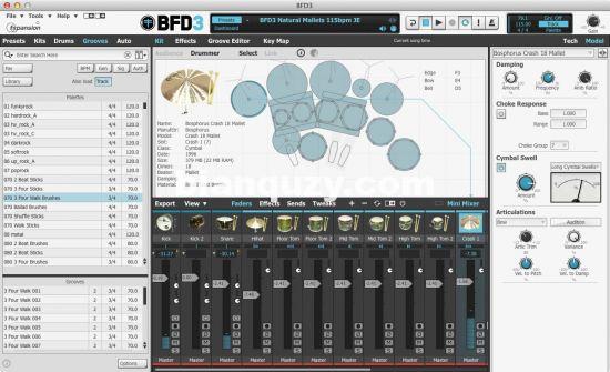 最真实的真鼓音源FXpansion BFD 3 加全套扩展 Windows/MacOS-YU158-音频制作系统办公资源