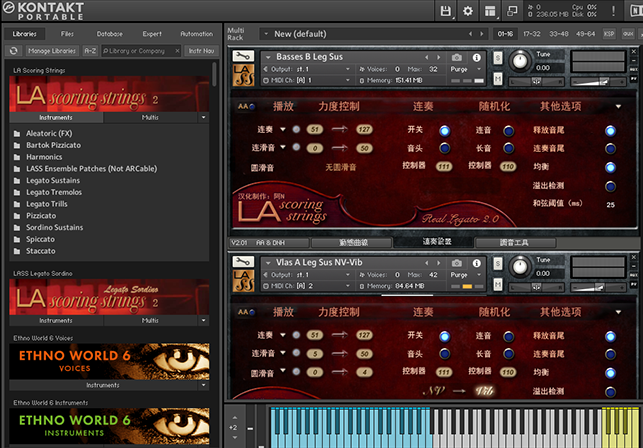LA Scoring Strings II LASS 2代弦乐终极汉化版提琴软音源音色库 Windows/MacOS 康泰克音色-YU158-音频制作系统办公资源