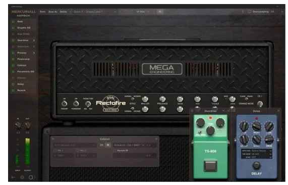 Mercuriall Audio Ampbox v1.1.3吉他效果器插件 WIN-YU158-音频制作系统办公资源
