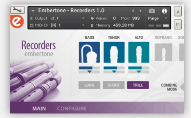 管乐竖笛Embertone Recorders 康泰克音色-YU158-音频制作系统办公资源