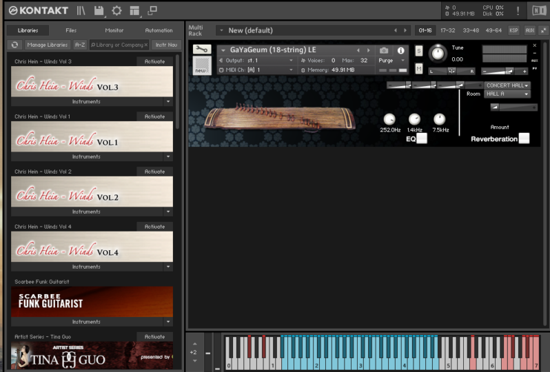 Chinese and Korean Instruments民乐合集 康泰克音色-YU158-音频制作系统办公资源