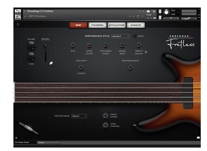 无品贝斯 Impact Soundworks Shreddage 3 Fretless KONTAKT-YU158-音频制作系统办公资源