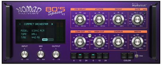 Nomad Factory 80s Spaces 2.1 WIN-YU158-音频制作系统办公资源