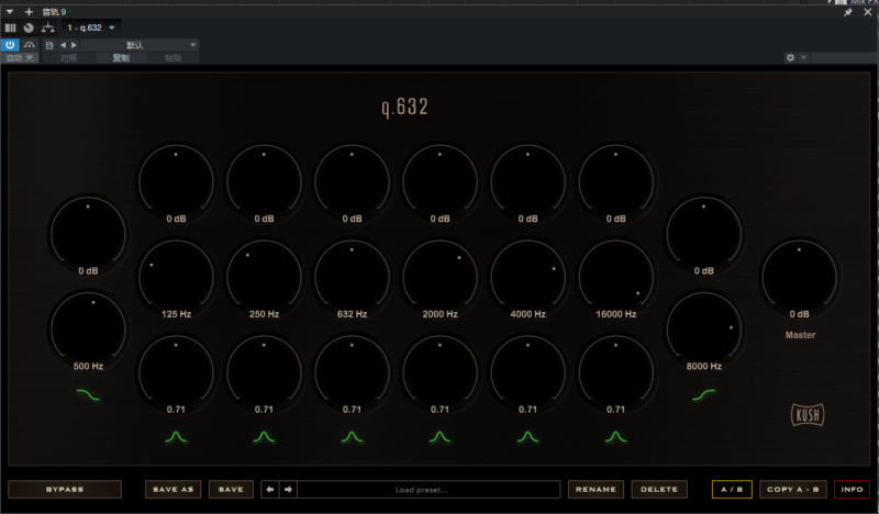 提取插件64位封装专用 Kush Audioq632EQ-YU158-音频制作系统办公资源
