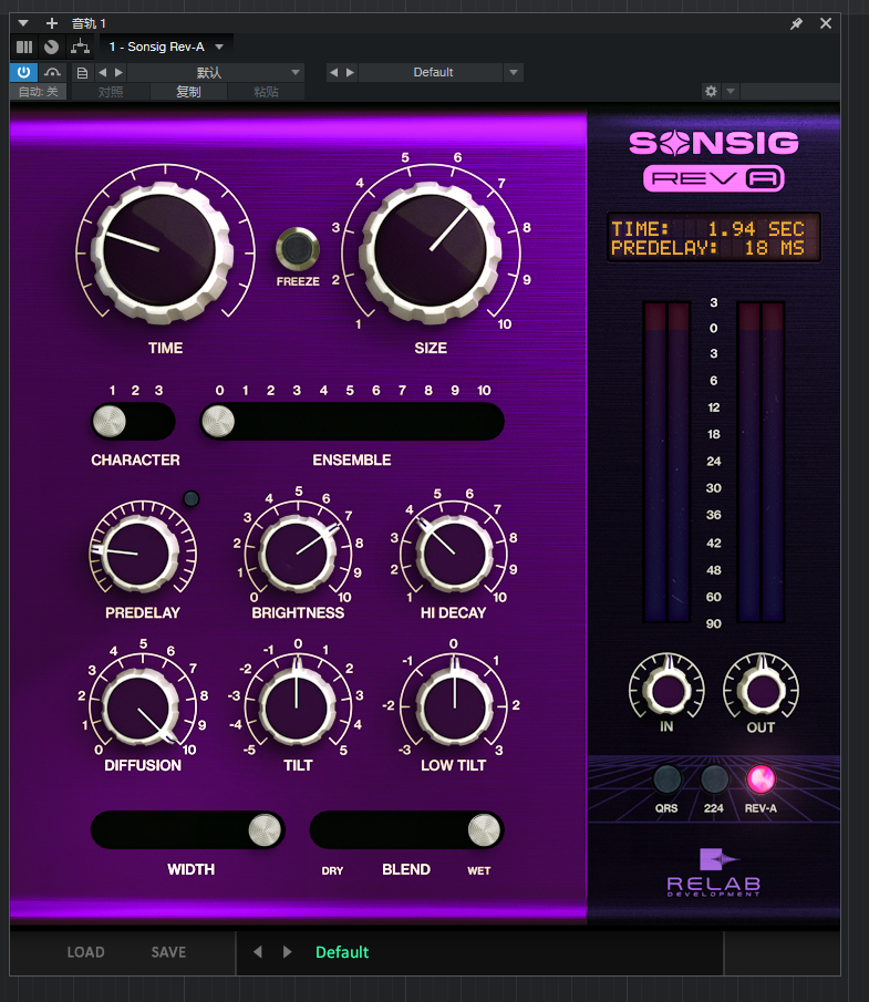 提取插件64位封装专用 ReLab Sonsig Rev-A混响-YU158-音频制作系统办公资源