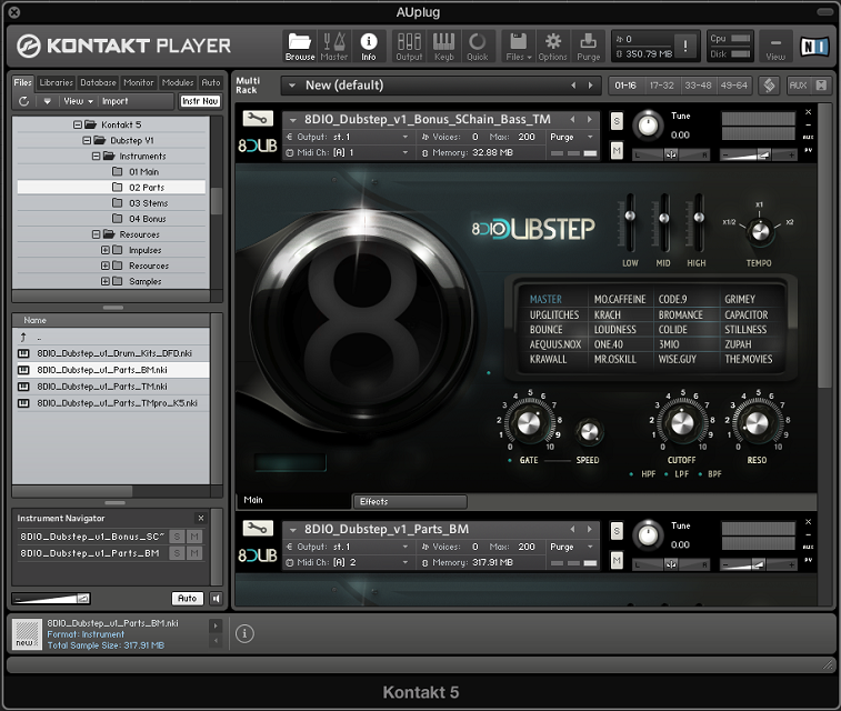 8Dio.Dubstep电子合成音源dubstep利器 Windows/MacOS 康泰克音色-YU158-音频制作系统办公资源