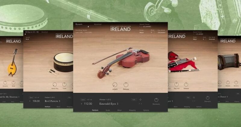 爱尔兰民族乐器合集 Native Instruments Spotlight Collection Ireland v1.0.2 KONTAKT-YU158-音频制作系统办公资源