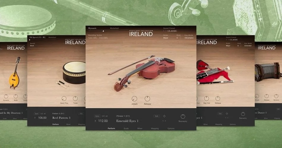 爱尔兰民族乐器合集 Native Instruments Spotlight Collection Ireland v1.0.2 KONTAKT-YU158-音频制作系统办公资源