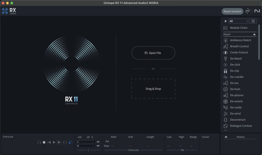 最新伴奏提取人声降噪软件 iZotope RX 11 Audio Editor Advanced v11.0.0 WIN&MAC-YU158-音频制作系统办公资源