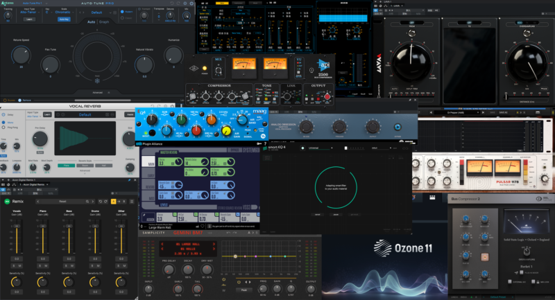 YU158最新独家制作 全网最强调音师精选64位VST3 600个一键安装插件包效果器集合10G WIN-YU158-音频制作系统办公资源