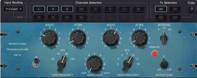 沉浸式均衡器插件 Red Rock Sound EQP 1A V2.0.2 BUBBiX-YU158-音频制作系统办公资源