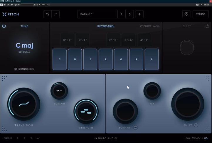 人声音高校正插件 Nuro Audio Xpitch v1.0.3-TeamCubeadooby WiN-YU158-音频制作系统办公资源