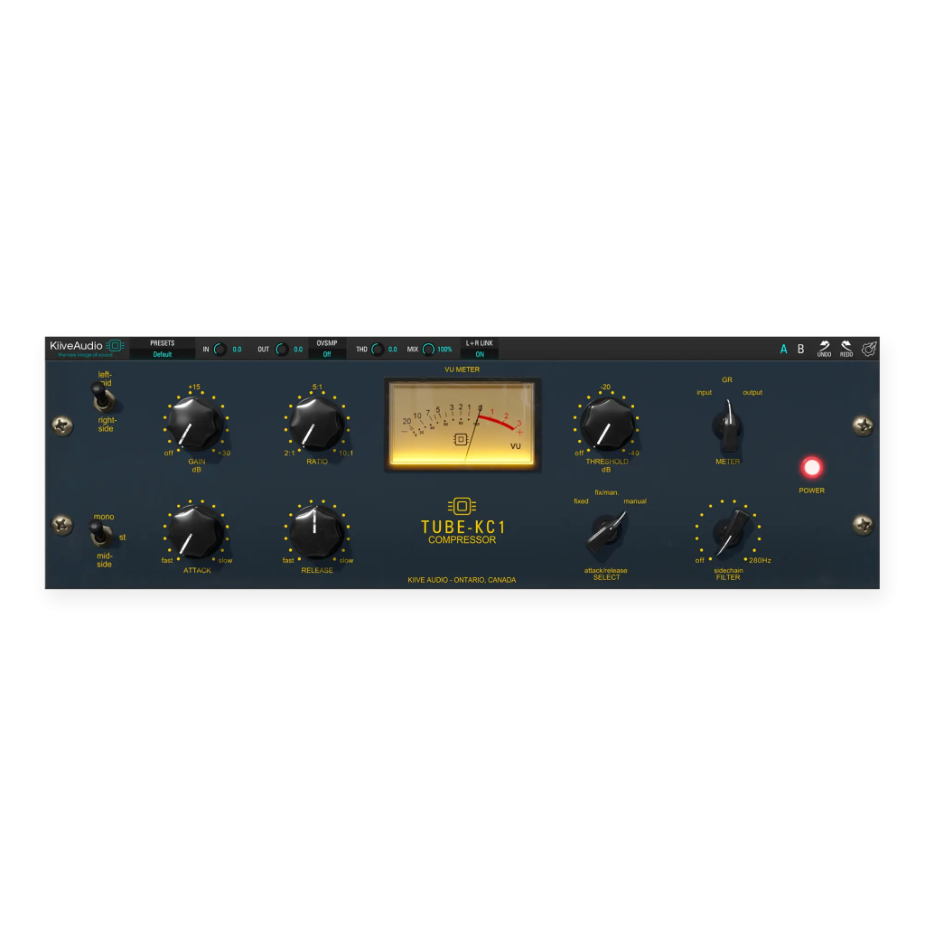 终极模拟Tube CL1B压缩效果器 Kiive Audio Tube KC-1 Comp v1.0.0 WIN&MAC-YU158-音频制作系统办公资源