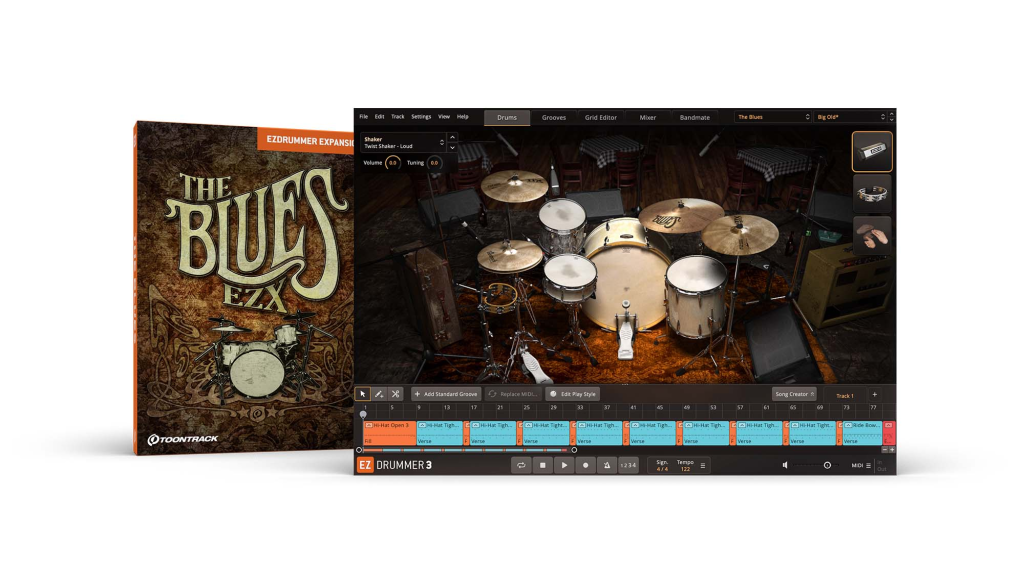 EZDrummer3扩展库之蓝调鼓组 Toontrack The Blues EZX v1.5.1 (SOUNDBANK)-YU158-音频制作系统办公资源