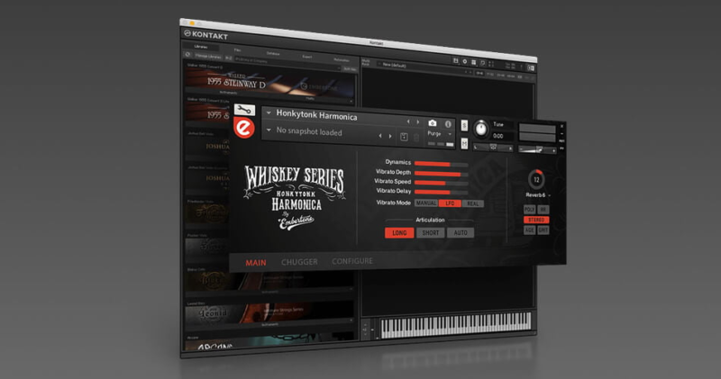 更具蓝调味道的口琴音源 Embertone Honkytonk Harmonica KONTAKT-YU158-音频制作系统办公资源