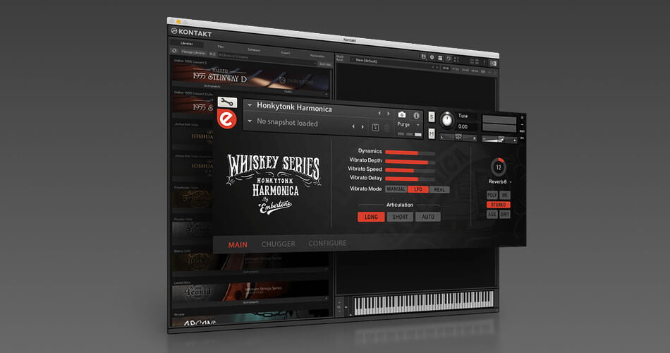 更具蓝调味道的口琴音源 Embertone Honkytonk Harmonica KONTAKT-YU158-音频制作系统办公资源