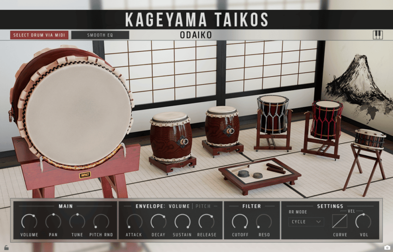 专业太鼓音色库 Impact Soundworks Kageyama Taikos v1.6 KONTAKT-YU158-音频制作系统办公资源