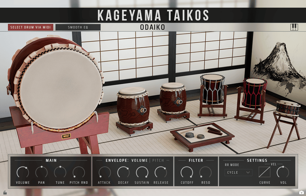 专业太鼓音色库 Impact Soundworks Kageyama Taikos v1.6 KONTAKT-YU158-音频制作系统办公资源