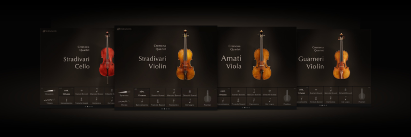 弦乐四重奏合集 Native Instruments Cremona Quartet v1.3.0 (Guarneri & Stradivari Violin, Amati Viola, Stradivari Cello )KONTAKT-YU158-音频制作系统办公资源