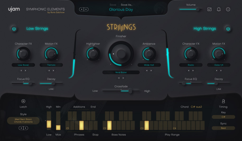 自动史诗级弦乐 UJAM Symphonic Elements STRIIIINGS v1.2.0 WIN&MAC(原生支持M芯片)-YU158-音频制作系统办公资源