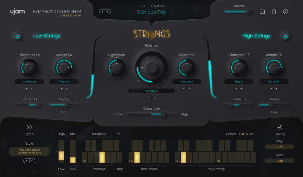 自动史诗级弦乐 UJAM Symphonic Elements STRIIIINGS v1.2.0 WIN&MAC（原生支持M芯片）-YU158-音频制作系统办公资源
