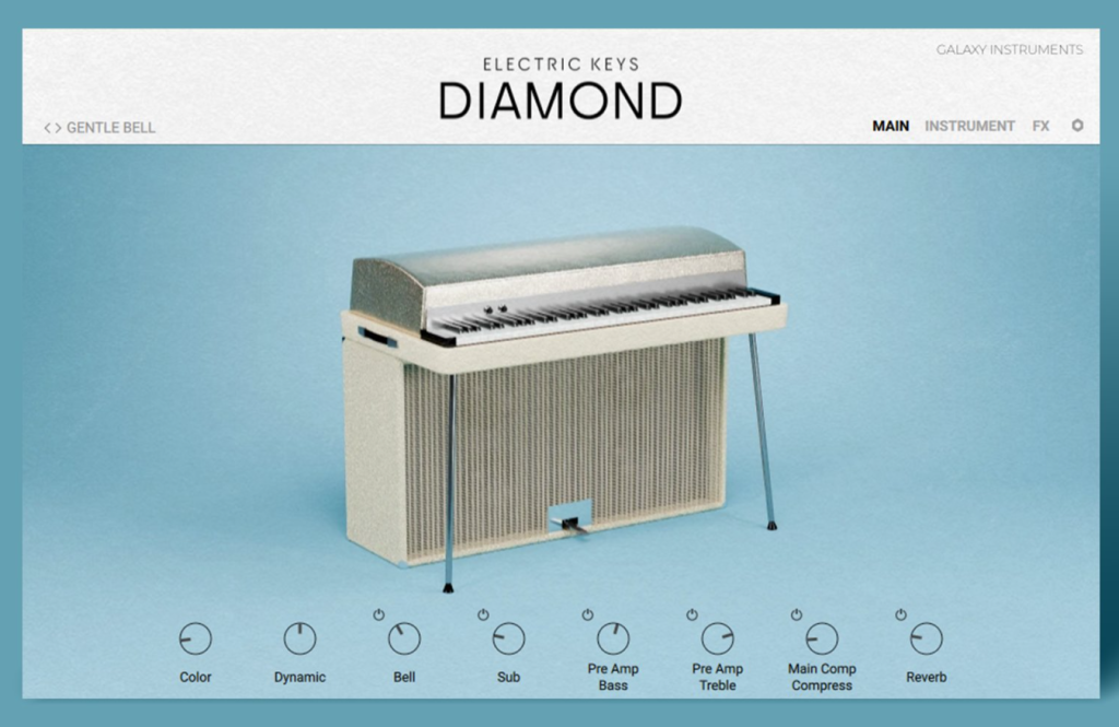 传奇电钢琴音色库 Native Instruments Electric Keys Diamond KONTAKT-YU158-音频制作系统办公资源