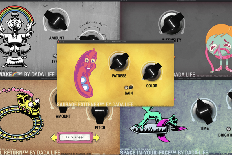 香肠微笑失真效果器全套 DADA LIFE Bundle 2024 WIN&MAC U2B-YU158-音频制作系统办公资源