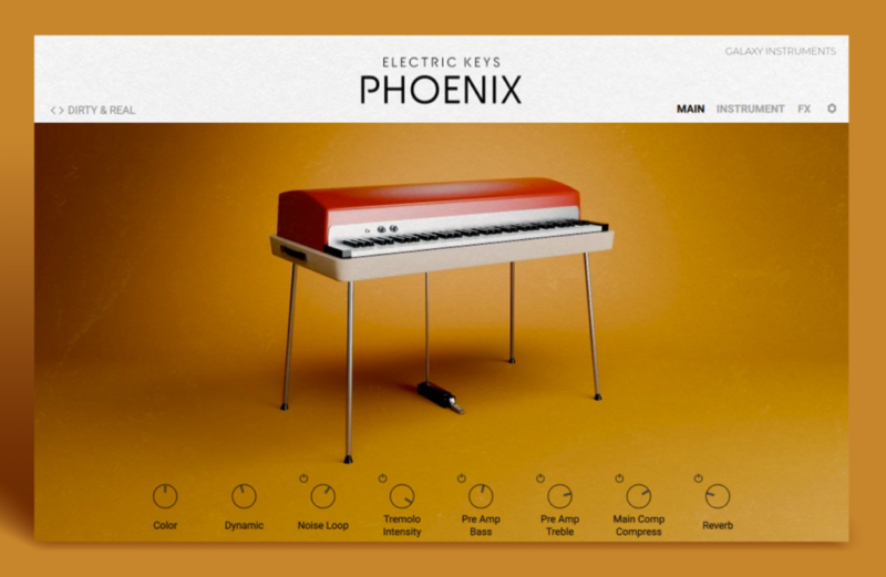 凤凰经典复古电钢琴音色库 Native Instruments Electric Keys Phoenix KONTAKT-YU158-音频制作系统办公资源