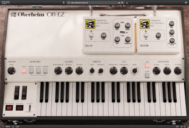 简约复音合成器 GForce OB-EZ v1.0.2 WIN&MAC-YU158-音频制作系统办公资源