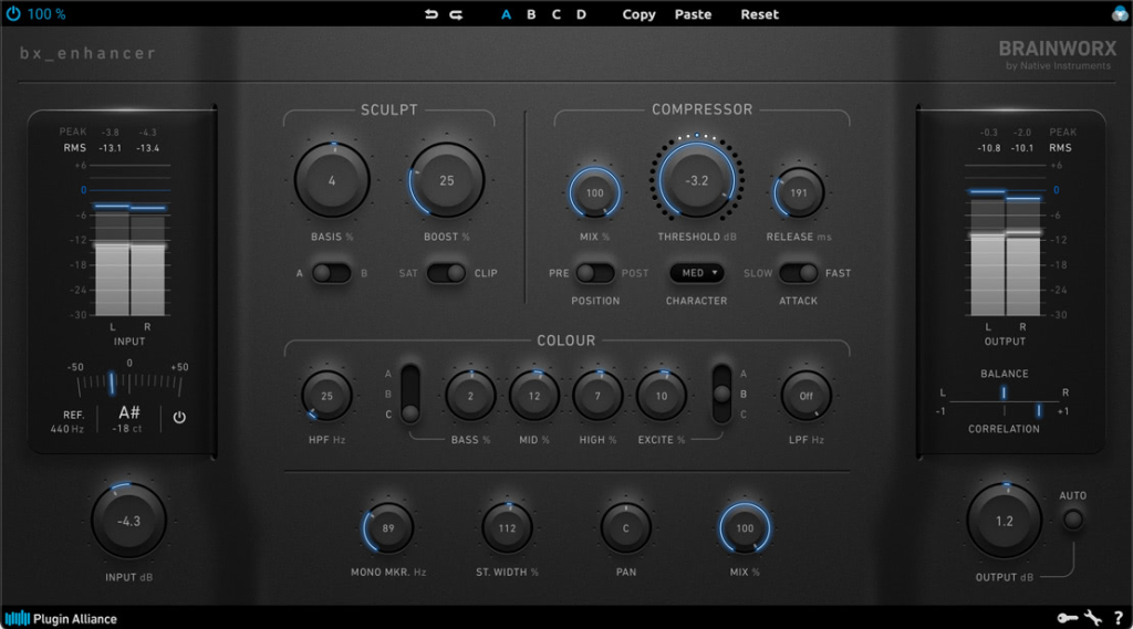 插件联盟之专业简约的通道条 Plugin Alliance bx_enhancer v1.0.0 WIN&MAC-YU158-音频制作系统办公资源