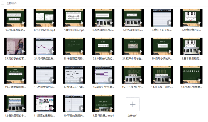 七星 基础乐理知识视频-YU158-音频制作系统办公资源