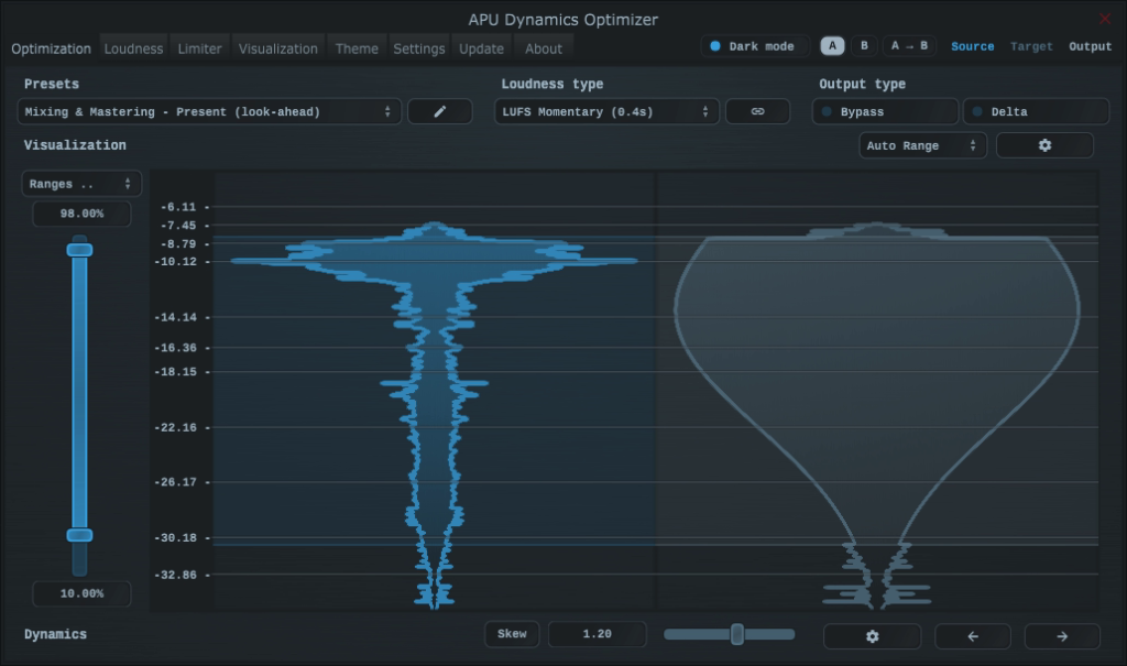 响度工具现代音量度量的动态优化器APU Dynamics Optimizer 2.8.3 WIN-YU158-音频制作系统办公资源