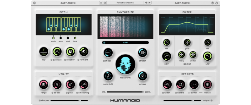 全新变声和音插件 Baby Audio Humanoid v1.0 WIN&MAC-YU158-音频制作系统办公资源