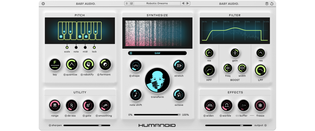 全新变声和音插件 Baby Audio Humanoid v1.0 WIN&MAC-YU158-音频制作系统办公资源