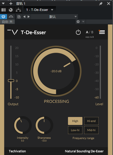 一键安装版插件 Desser Techivation齿音去除 WIN-YU158-音频制作系统办公资源