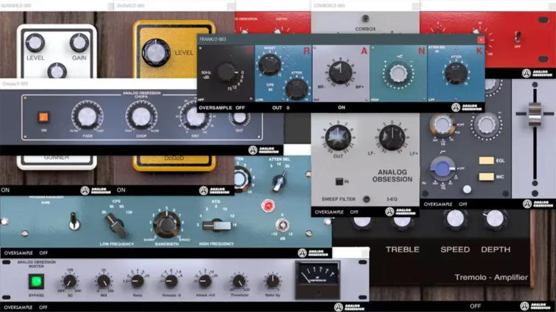 一键安装版插件 Analog Obsession套装 WIN-YU158-音频制作系统办公资源