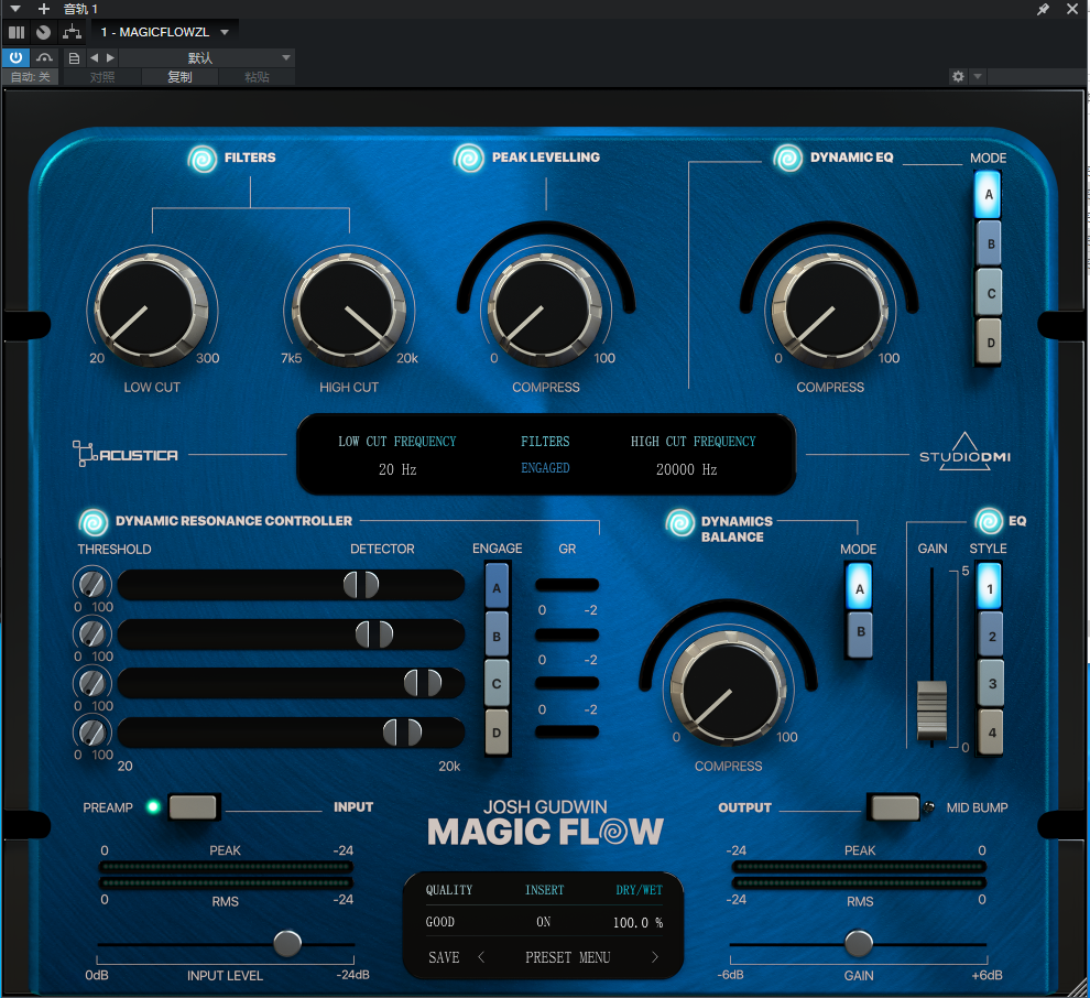 一键安装版插件 Acustica Audio Magic Flow WIN-YU158-音频制作系统办公资源