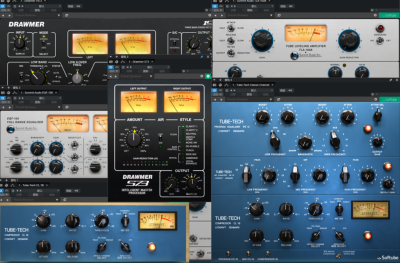 一键安装版插件 Softube九件套 WIN-YU158-音频制作系统办公资源