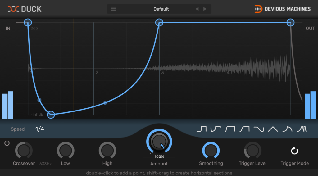 最牛侧链压缩插件 Devious Machines Duck v1.3.11 U2B MAC-YU158-音频制作系统办公资源