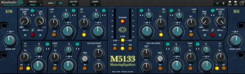 超级母带总线均衡插件效果器 Kiive Audio M5133 Mastering Equalizer v1.0.0 WiN-YU158-音频制作系统办公资源