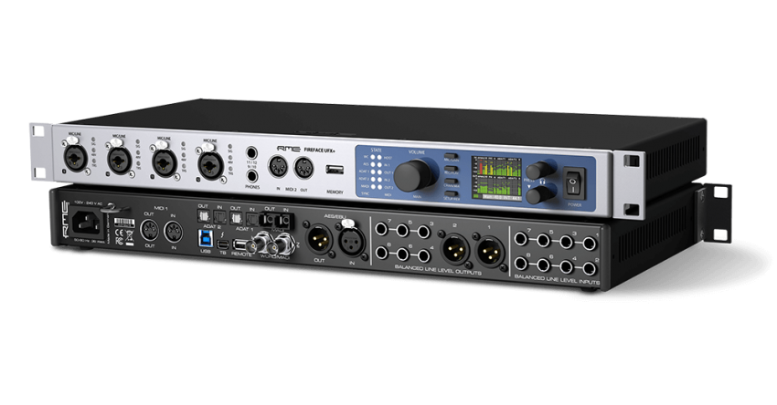 RME Fireface UFX+ 声卡驱动下载-YU158-音频制作系统办公资源