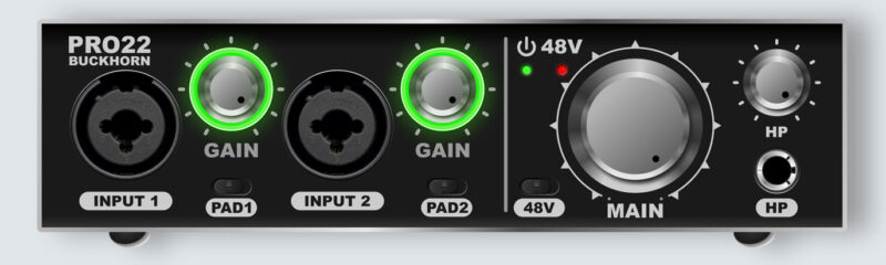 跳羚Buckhorn PRO 22声卡驱动下载-YU158-音频制作系统办公资源