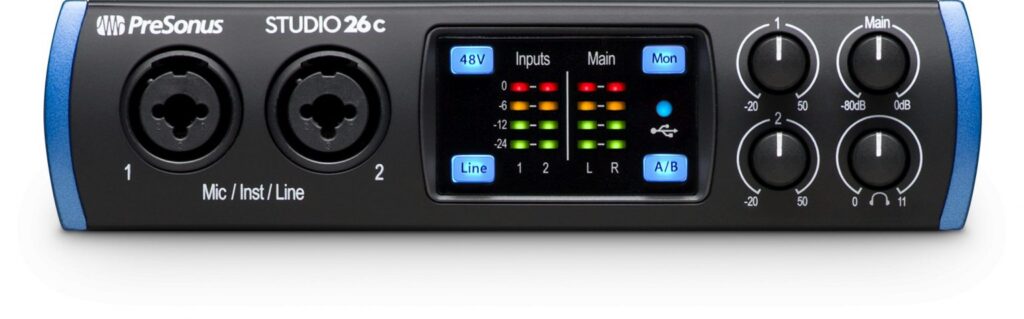 普瑞声纳 Presonus Studio 26c 声卡驱动下载-YU158-音频制作系统办公资源