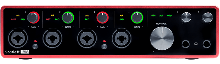 福克斯特 Scarlett 18i8声卡驱动下载（二代三代）-YU158-音频制作系统办公资源