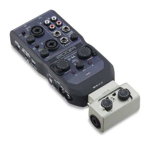 ZOOM U-44 声卡驱动下载-YU158-音频制作系统办公资源