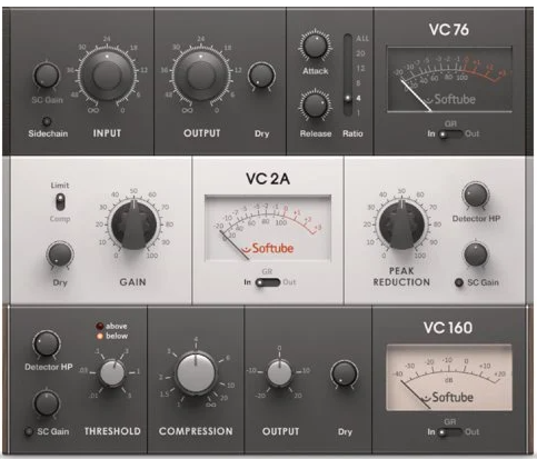 压缩器插件 Native Instruments Vintage Compressors v1.4.7.22 WIN-YU158-音频制作系统办公资源