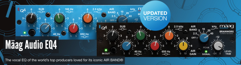 暗黑皮肤的高频激励均衡效果器 Plugin Alliance Maag EQ4 v.1.16.1 WIN&MAC U2B（附安装教程）-YU158-音频制作系统办公资源